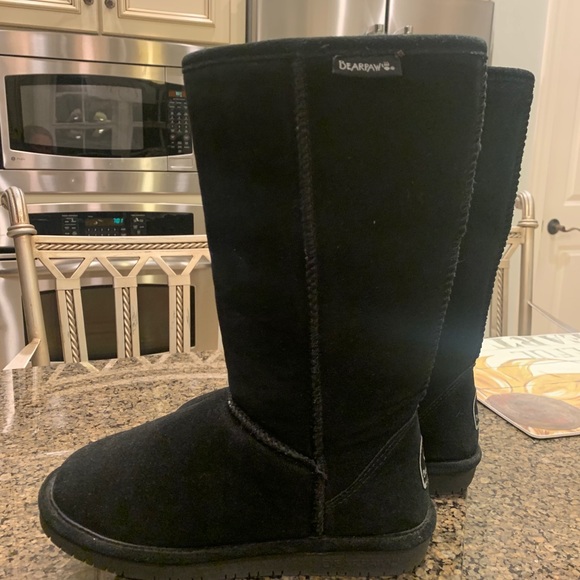 BearPaw Emma Tall Boots Black - Picture 3 of 5